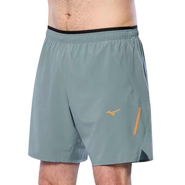 Men's Running Shorts Mizuno Alpha 7.5in Shorts  Lead J2GBB00603