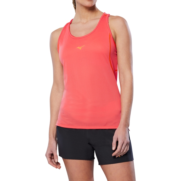 Women's Running Tank Mizuno DryAeroFlow Tank  Dubarry J2GAB21253