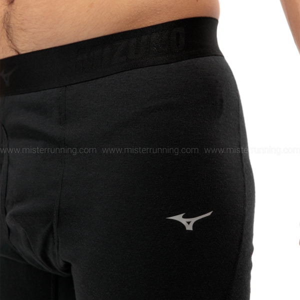 Mizuno Merino Wool Long Tights - Black