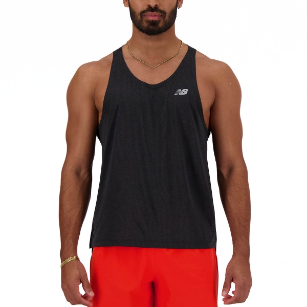 Men's Running Tank New Balance Athletics Tank  Black MT41250BK