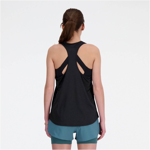 New Balance Athletics Top - Black Heather