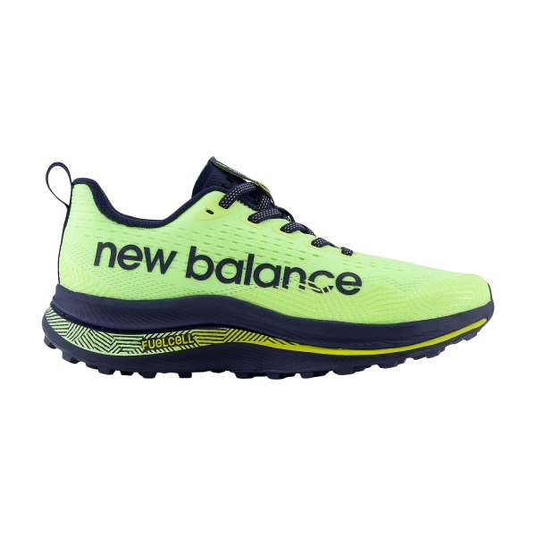 Zapatillas Trail Running Mujer New Balance Fuelcell Supercomp Trail  Bleached Lime Glo WTTRXCC