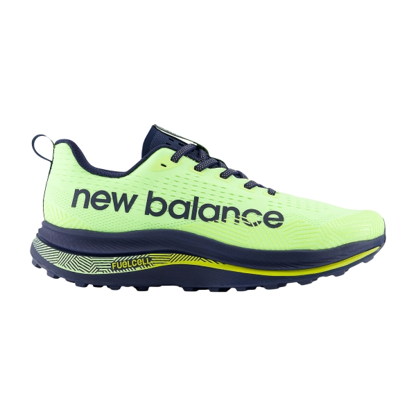 Men's Trail Running Shoes New Balance Fuelcell Supercomp Trail  Bleached Lime Glo MTTRXCC