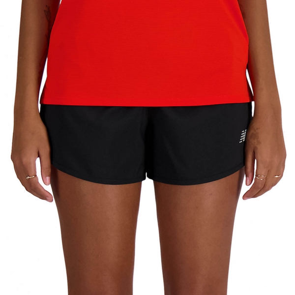 Women's Running Shorts New Balance Performance 3in Shorts  Black WS41226BK
