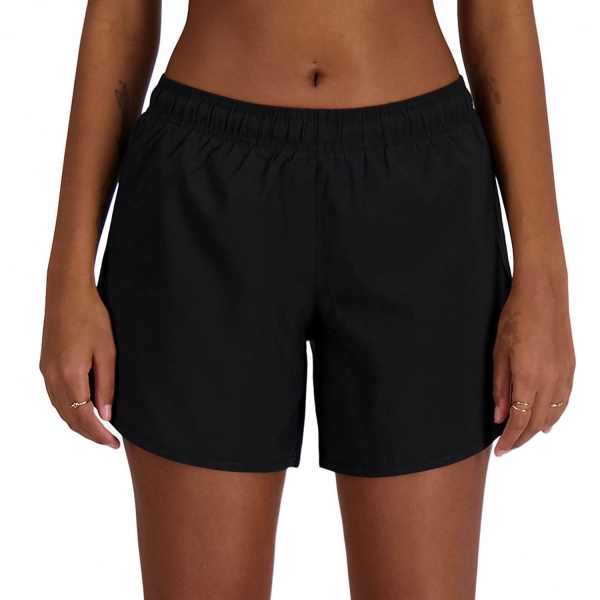 Women's Running Shorts New Balance Performance 5in Shorts  Black WS41228BK