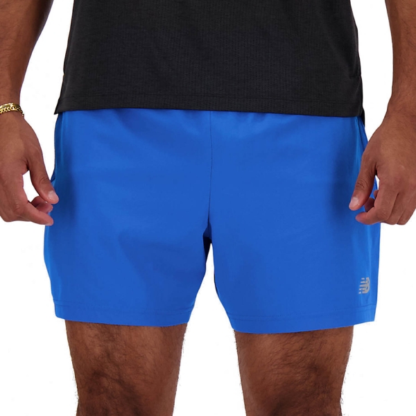 Men's Running Shorts New Balance Performance 5in Shorts  Blue Oasis MS41227BUL