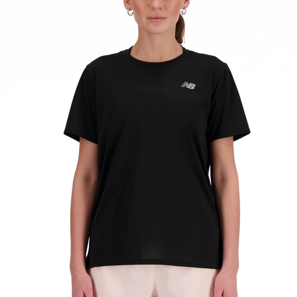 Camiseta Running Mujer New Balance Performance Camiseta  Black WT41222BK
