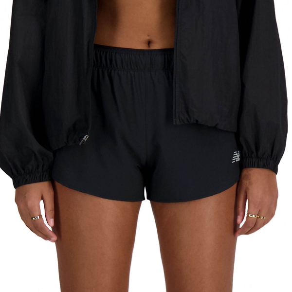 Women's Running Shorts New Balance Run Speciality 3in Shorts  Black WS41286BK