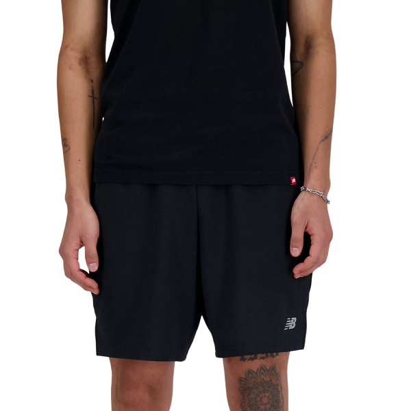 Men's Training Short New Balance Tech Knit 7in Shorts  Black MS41146BK