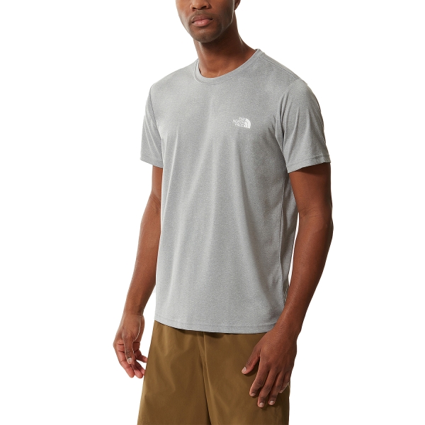 Camisetas Running Hombre The North Face Reaxion Camiseta  Mid Grey Heather NF0A3RX3X8A