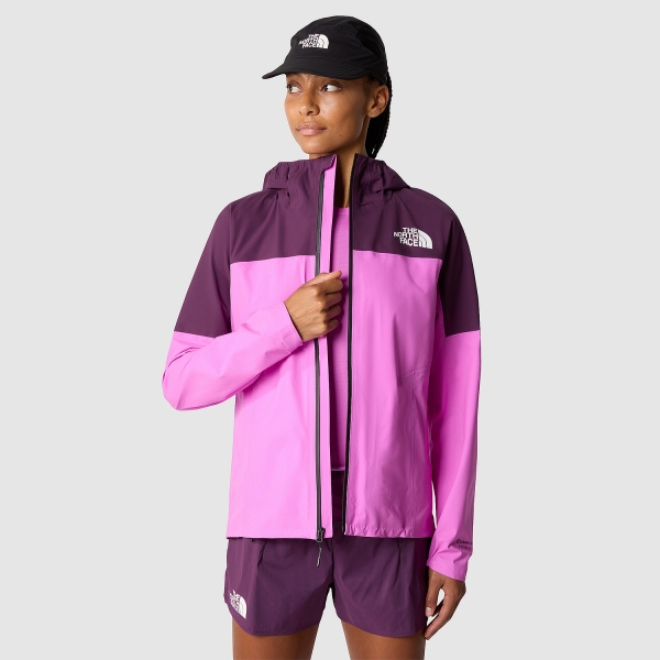 The North Face Summit Superior Futurelight Giacca - Black/Currant Purple