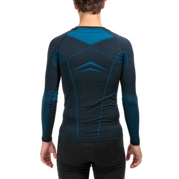 Odlo Performance Evolution Warm Maglia Intima - Dark Sapphire/Blue Jewel
