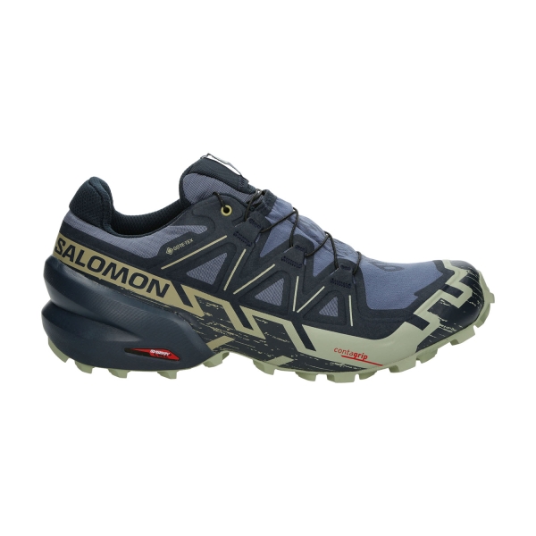Men's Trail Running Shoes Salomon Speedcross 6 GTX  Grisaille/Carbon/Tea L47465500