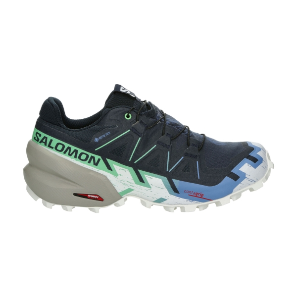 Women's Trail Running Shoes Salomon Speedcross 6 GTX  Carbon/Provence/White L47465900