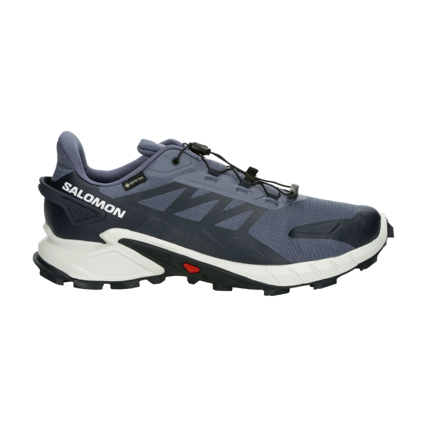 Men's Trail Running Shoes Salomon Supercross 4 GTX  Grisaille/White/Carbon L47462300