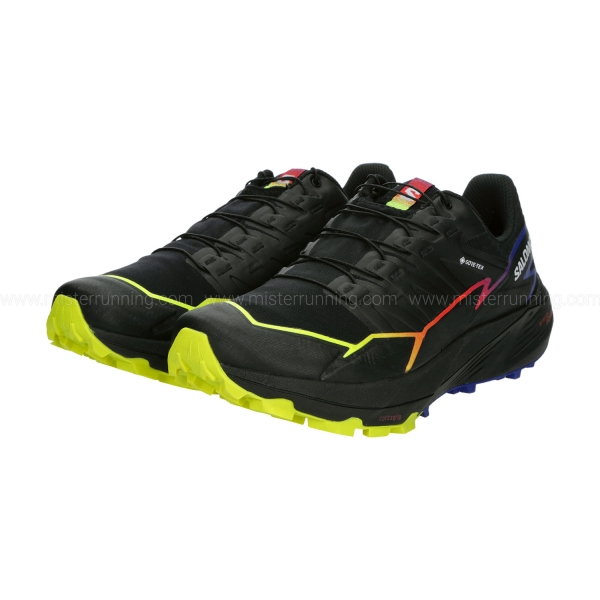 Salomon Thundercross GTX Blue Fire - Black/Surf The Web/Safety Yellow