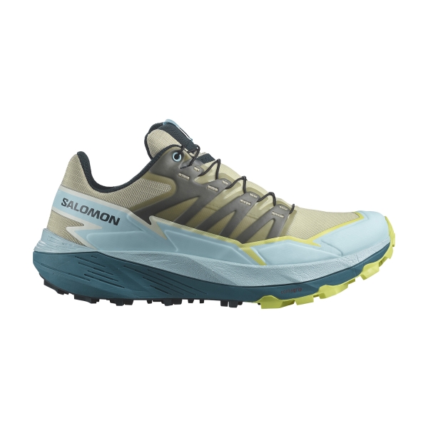 Women's Trail Running Shoes Salomon Thundercross  Alfalfa/Tanager Turquoise/Sunny Lime L47468500