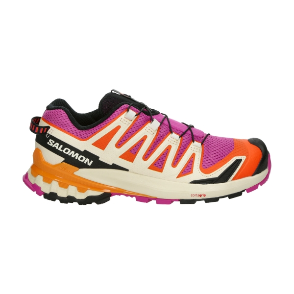 Women's Outdoor Shoes Salomon XA Pro 3D V9  Rose Violet/Dragon Fire/Papaya L47467900