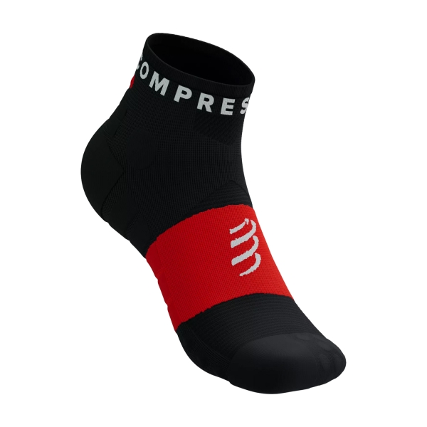 Compressport Ultra Trail Low V2.0 Calze - Black/Red