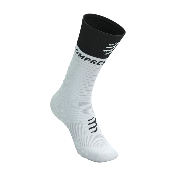 Compressport Mid Compression V2.0 Socks - White/Black