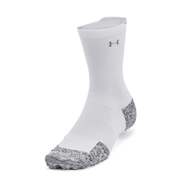 Calze Running Under Armour ArmourDry Run Cushion Calze  White/Reflective 13760760100