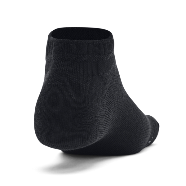 Under Armour Essential x 3 Socks - Black/Castlerock