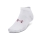 Under Armour Essential x 3 Calcetines - White/Pink Elixir