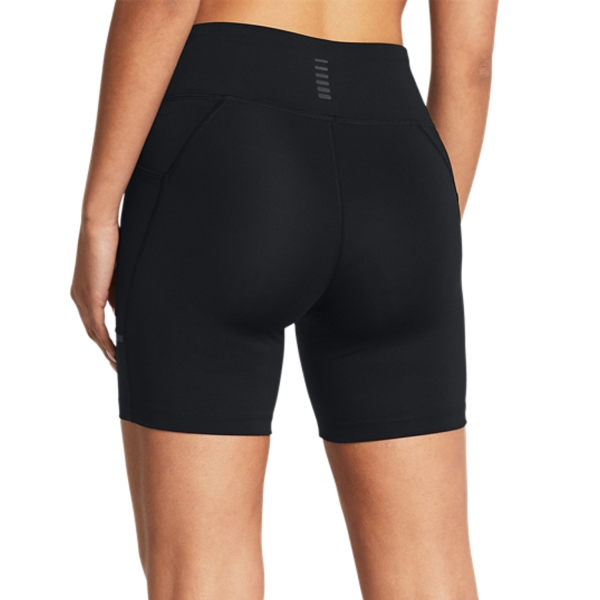 Under Armour Fly Fast 6in Shorts - Black/Reflective