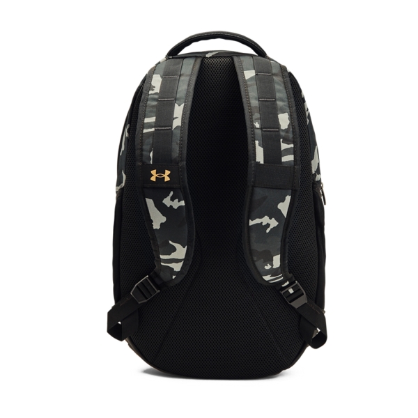 Under Armour Hustle 5.0 Mochila - Black/Metallic Gold