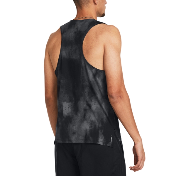 Under Armour Launch Elite Tank - Black/Castlerock/Reflective