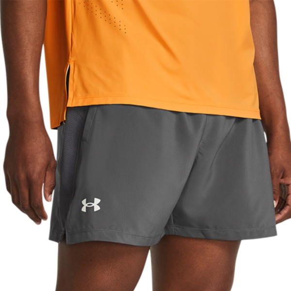 Men's Running Shorts Under Armour Launch 5in Shorts  Castlerock/Reflective 13826170025