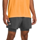Under Armour Launch 2 in 1 5in Pantaloncini - Castlerock/Reflective