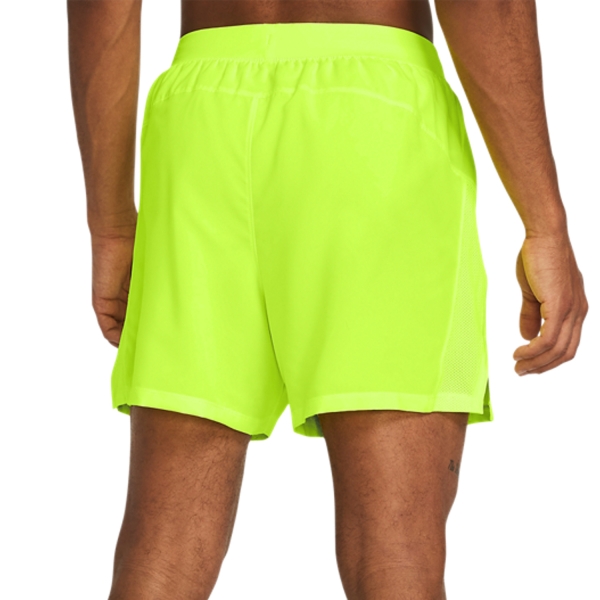 Under Armour Launch 5in Pantaloncini - High Vis Yellow/Reflective