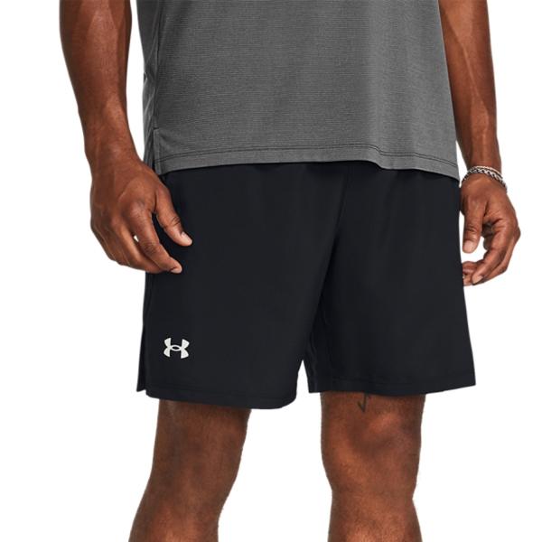 Men's Running Shorts Under Armour Launch 7in Shorts  Black/Reflective 13826200001