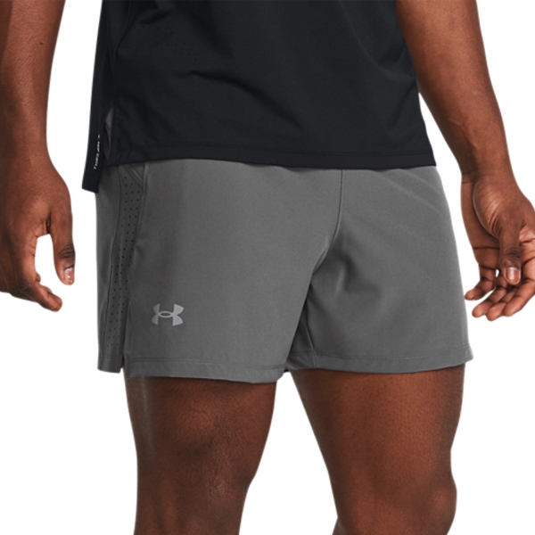 Men's Running Shorts Under Armour Launch Elite 5in Shorts  Castlerock/Reflective 13765090025