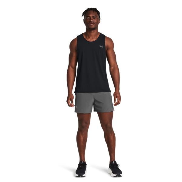 Under Armour Launch Elite 5in Shorts - Castlerock/Reflective