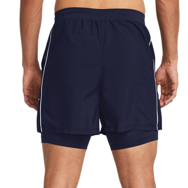 Under Armour Run Everywhere 5in Pantaloncini - Midnight Navy/Black/White