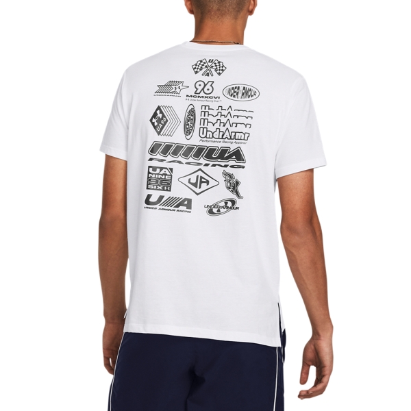 Under Armour Run Everywhere Wreath T-Shirt - White/Castlerock