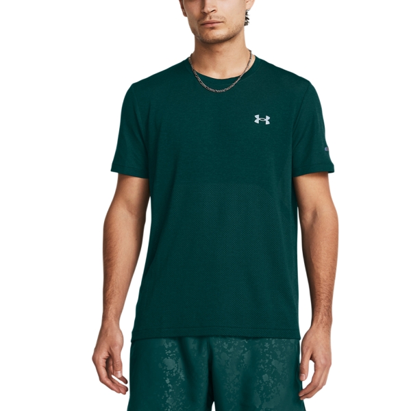 Camisetas Running Hombre Under Armour Seamless Stride Camiseta  Hydro Teal/Reflective 13756920449