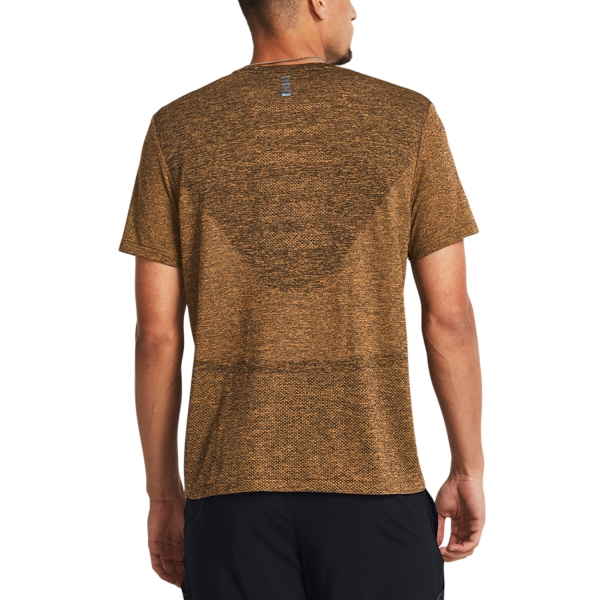 Under Armour Seamless Stride T-Shirt - Wild Orange/Reflective