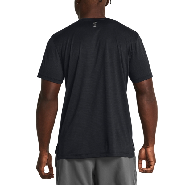 Under Armour Streaker Logo Maglietta - Black/Reflective