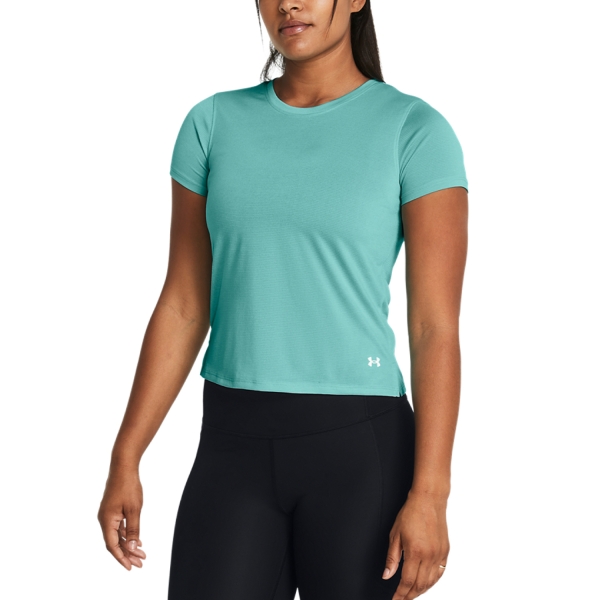 Women's Running T-Shirts Under Armour Streaker TShirt  Radial Turquoise/Reflective 13824340482