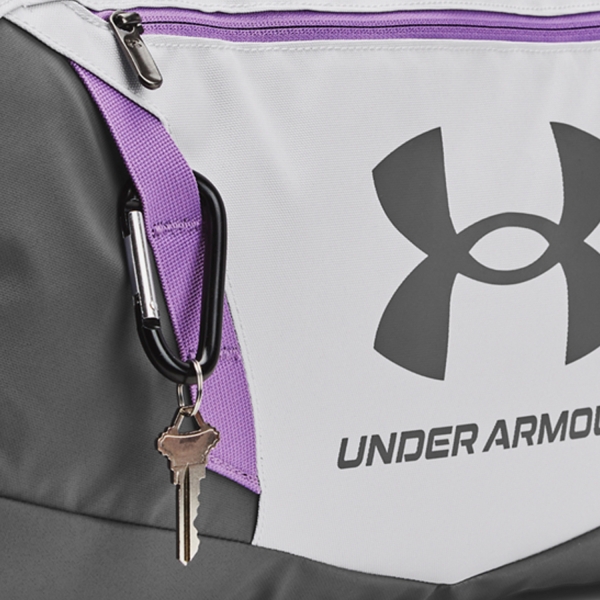 Under Armour Undeniable 5.0 Medium Duffle - Halo Gray/Provence Purple/Castlerock