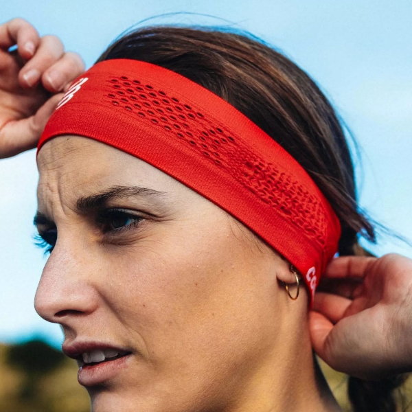 Compressport On/Off Thin Headband - Red