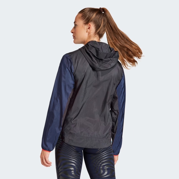 adidas adizero Chaqueta de Running Mujer - Black/Legend Ink