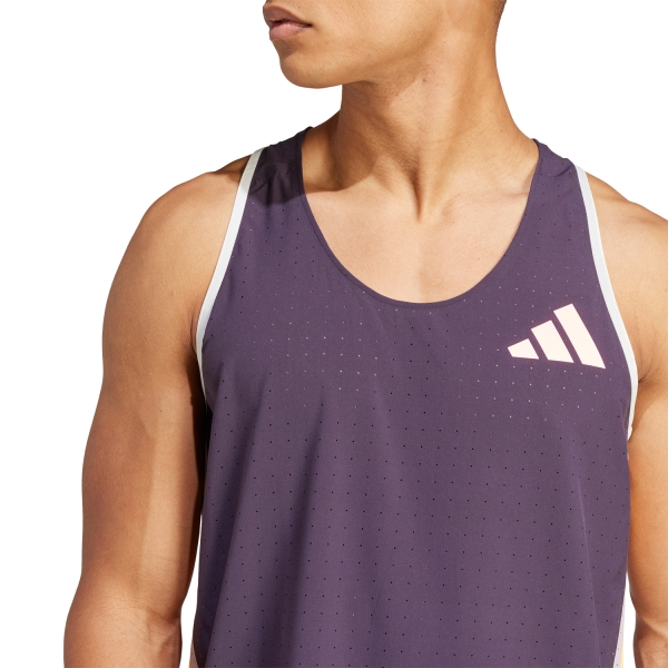 adidas adizero Promo Canotta da Running Uomo Aurora Black