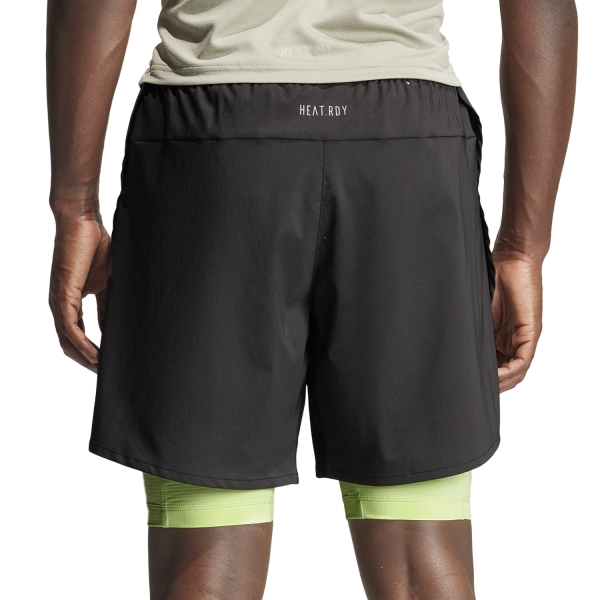adidas HIIT Heat.RDY 2 in 1 5in Shorts - Black/Segrsp