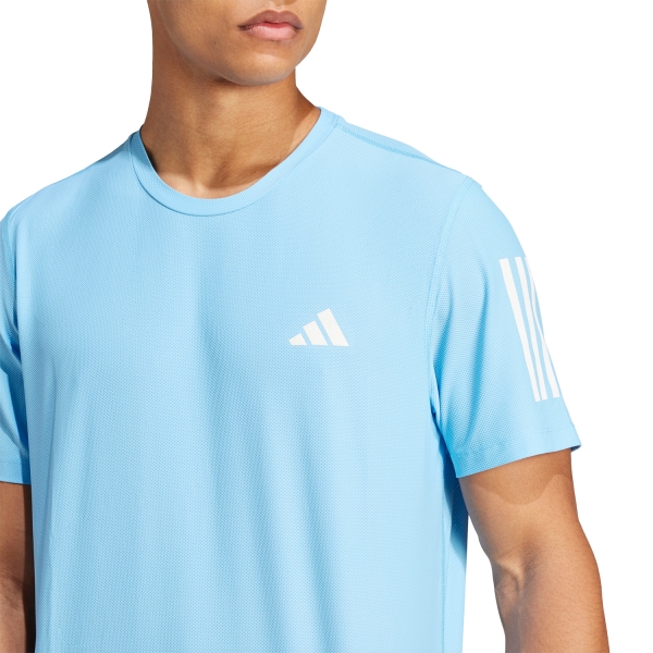 adidas Own The Run T-Shirt - Semi Blue Burst