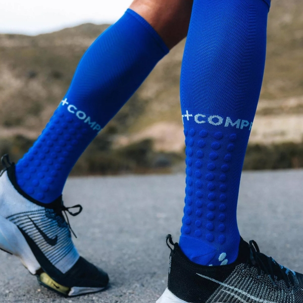 Compressport Full Run Socks - Dazz Blue/Sugar