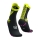 Compressport Pro Racing V4.0 Trail Calcetines - Black/Safe Yellow/Neo Pink